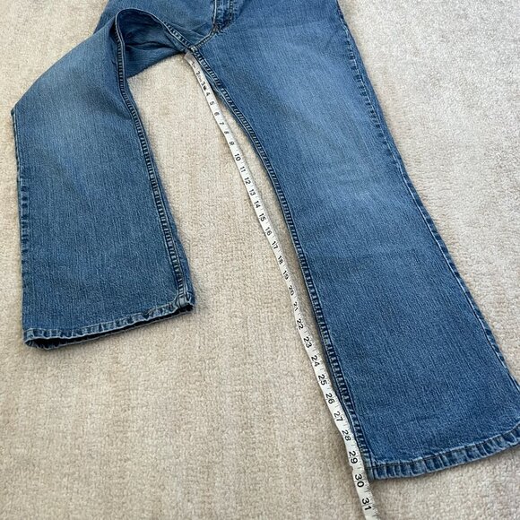 Vintage Signature by Levi Strauss Mid Rise Bootcut Blue Jeans 12 - Picture 5 of 11